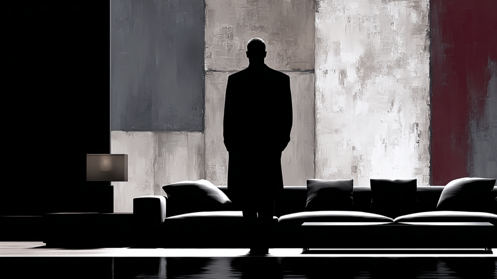 Man reflecting quietly on boundaries and control in a relationship.