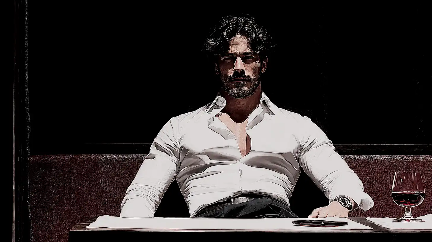 Man reflecting on how to set boundaries in dating after meeting someone at a cafe